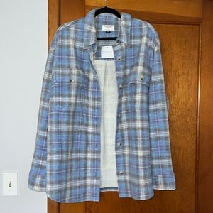 American Eagle Blue Flannel